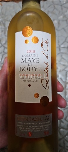 South West Monbazillac Château Maye de Bouye Grains d'Or 2018