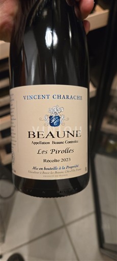 Borgogna Beaune Vincent Charache Les Pirolles 2023