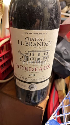 Bordéus Château Le Brandey 2012