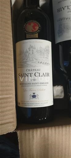 Burdeos Montagne-Saint-Émilion Château Saint-Clair 2022