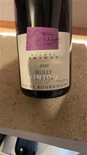 Burgundi Rully Domaine Michel Briday Les 4 Vignes 2020