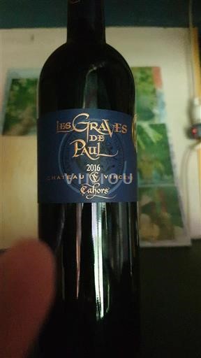 Sud-Ovest Cahors Château Vincens Les Graves de Paul 2016