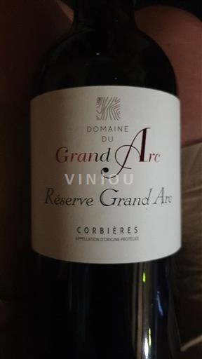 Linguadoca Corbières Domaine Grand Arc Réserve Grand Arc Senza annata