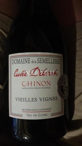 Loire-dalen Chinon Domaine La Semellerie Déborah Ikke årgangsbestemt