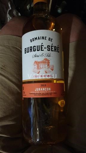 Zuidwest-Frankrijk Jurançon Domaine Burgue-Sère C'est en Octobre... 2018