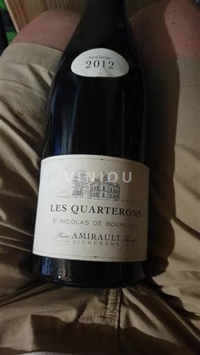 Údolí Loiry Saint-Nicolas-De-Bourgueil Xavier Amirault Les Quarterons 2012