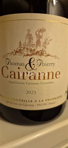 Údolí Rhôny Cairanne Cave de cairanne Thomas & Thierry 2023