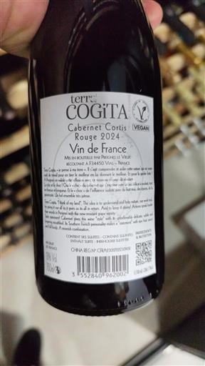 Zuidwest-Frankrijk Niet gespecificeerd Terre COGITA Cabernet Cortis 2024