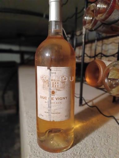 Bordeaux Bordo rose Duc de Vigny 2015
