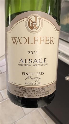 Alsace Grand Cru Wolffer Prestige 2021