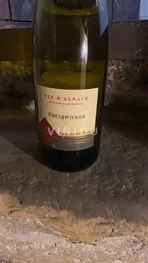 Alsace Edelzwicker Christophe Rieffel Edelzwicker Icke årgångsbetecknad