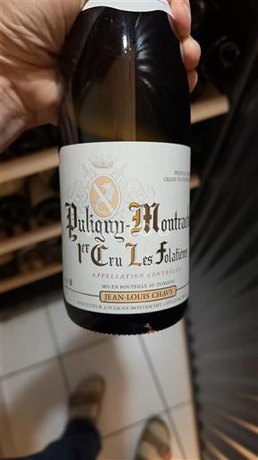 Bourgondië Puligny-Montrachet Premier Cru Jean-Louis Chavy Les folatieres 2019