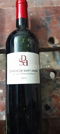 Bordeaux Cadillac-côtes-de-bordeaux Château Saint-Amand 2019