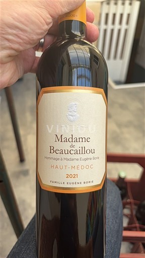 Bordeaux Haut-Médoc Madame de Beaucaillou 2021