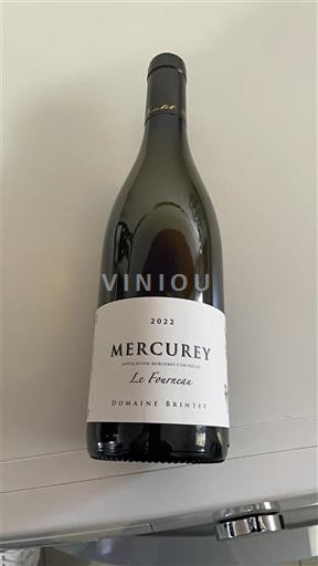 Borgoña Mercurey Domaine Brintet Le Fourneau 2022