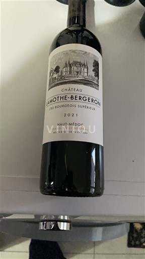 Bordeaux Haut-Médoc Cru Bourgeois Supérieur Château Lamothe-Bergeron 2021