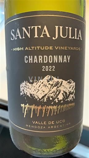 Mendoza Thung lũng Uco Santa Julia 2022