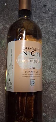 Tây Nam Jurançon Domaine Nigri Pas de Deux 2021