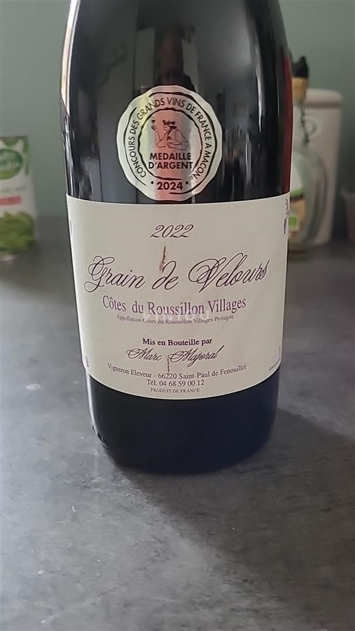 Roussillon Côtes du Roussillon Villages Marc Majoral Grain de Velours 2022