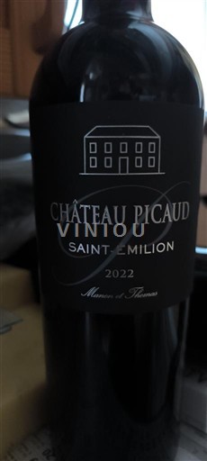 Bordeaux Saint-Émilion Château Picaud 2022