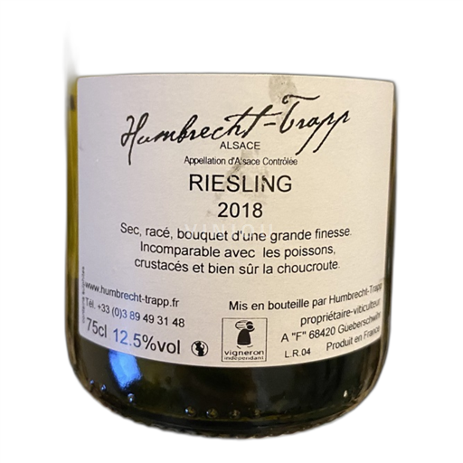 Alsace Riesling Humbrecht-Trapp 2018