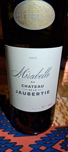 Sud-Ovest Bergerac Château de la Jaubertie Mirabelle 2022