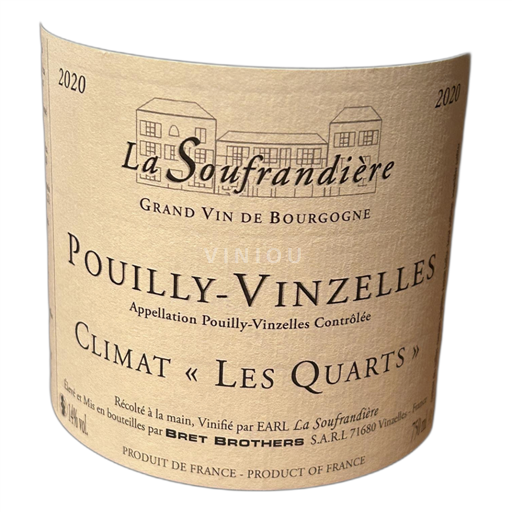 Burgundy Pouilly-Vinzelles Bret Brothers La Soufrandière Climat Les Quarts 2020