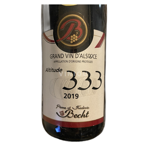 Alsace Không được chỉ định Pierre Et Frédéric Becht Altitude 333 2019