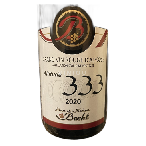 Alsace Không được chỉ định Pierre Et Frédéric Becht Altitude 333 2020