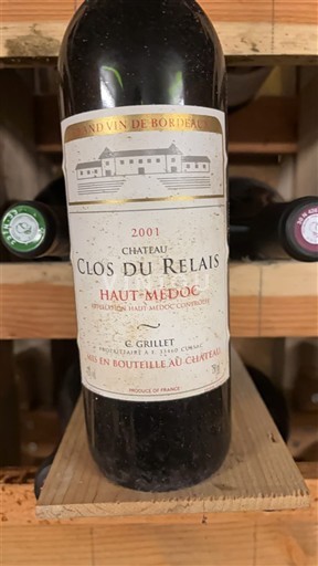 Bordeaux Haut-Médoc Château Clos du Relais 2001