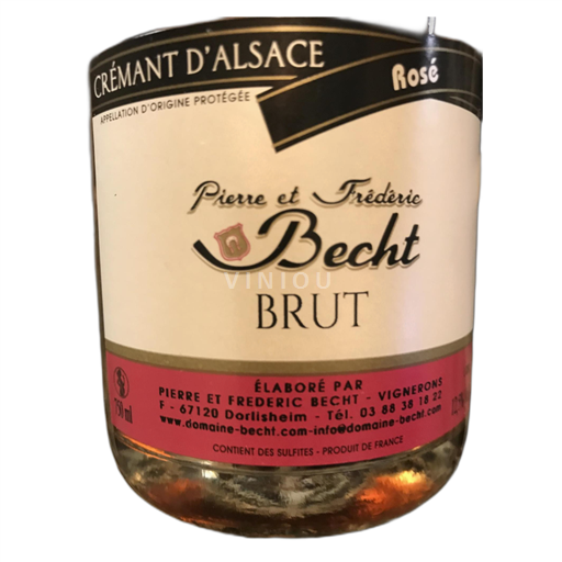 Alsace Crémant d'Alsace Château Pierre et Frederic Becht Không niên vụ