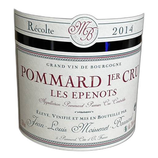 Bourgogne Pommard Premier Cru Domaine Moissenet Bonnard Les Epenots 2014
