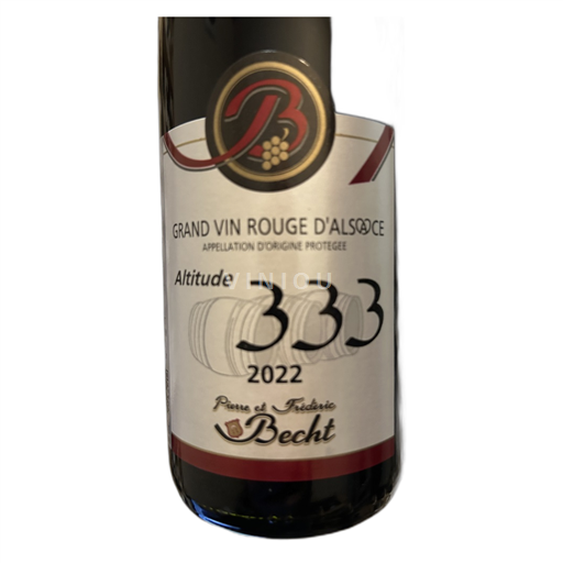 Alsace Không được chỉ định Château Pierre et Frederic Becht Altitude 333 2022