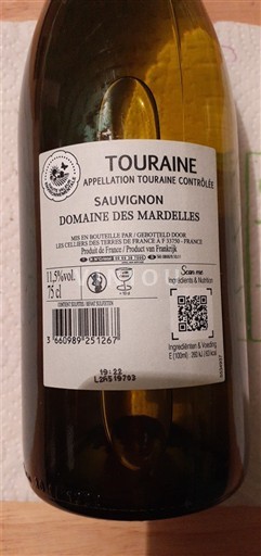 Dolina Loare Touraine Domaine Des Mardelles Neleten.