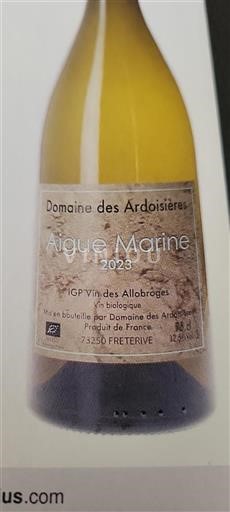 Alps and Rhodanian Region Wines of the Allobroges Domaine Des Ardoisières Aigue Marine 2023
