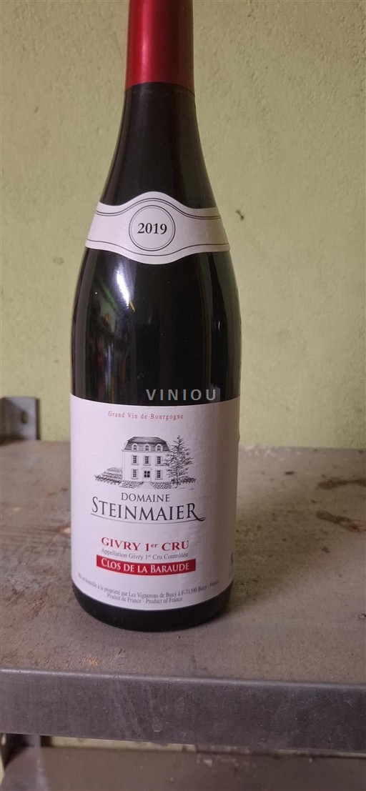 Borgoña Givry Premier Cru Domaine Steinmaier Clos de la Baraude 2019