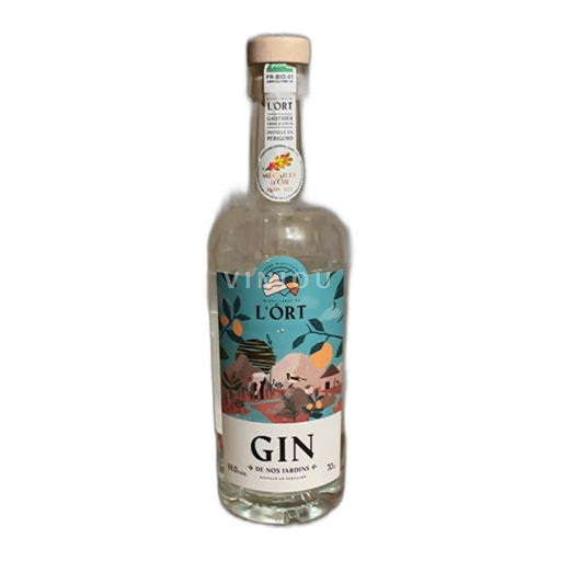 Gin London Dry Gin Gin des jardins  Distillerie De L’ort 1a - 2024 Frankrig Ikke specificeret