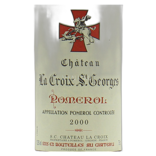 Bordeaux Pomerol Château La Croix Saint Georges P'tite Soif 2000