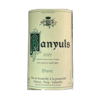 Roussillon Banyuls Domaine Manya-Puig-Valentin 2022