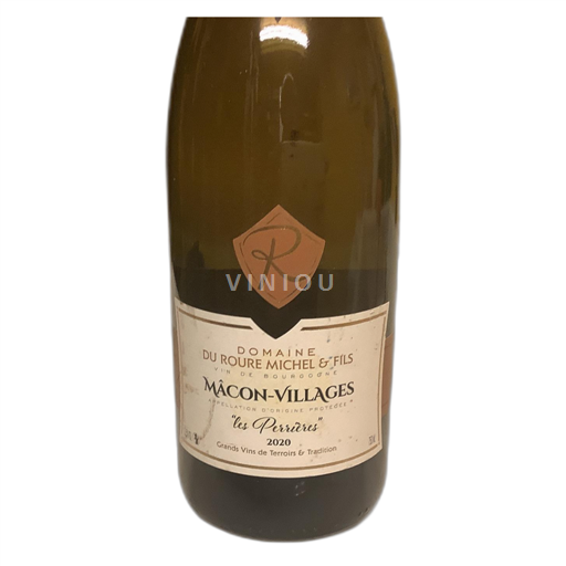 Burgundi Mâcon ja Mâcon-kylät Domaine Roure Michel & Fils Les Perrières 2020