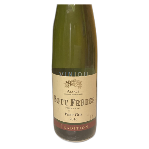 Alsace Pinot xám Bott Frères Tradition 2016