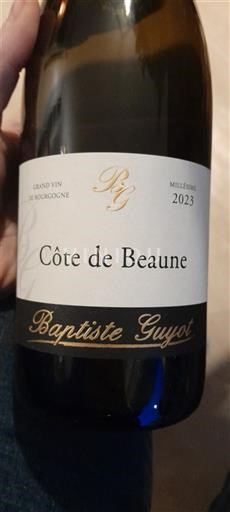 Bourgondië Côte-de-Beaune Baptiste Guyot 2023
