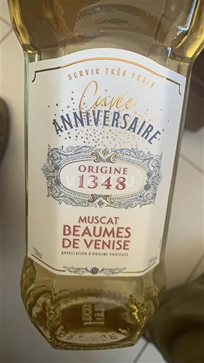 Thung lũng Rhône Muscat-de-beaumes-de-venise Cuvée Anniversaire Không niên vụ