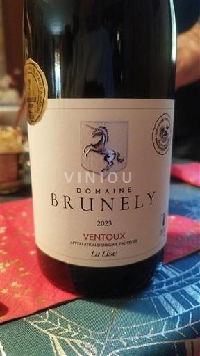 Vale do Ródano Ventoux Domaine Brunely La Lise 2023