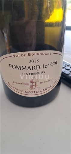 Bourgogne Pommard Premier Cru Domaine Coste-Caumartin Les Fremiers 2018