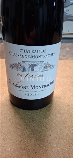 Bourgogne Chassagne-montrachet Château Chassagne-Montrachet Les Jardins 2018