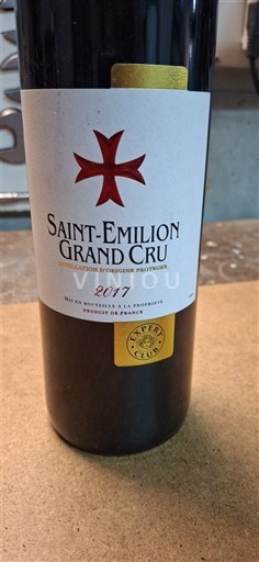 Bordeaux Saint-Émilion Grand Cru Vignobles Bardet 2017