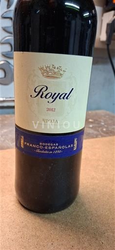 La Rioja rioja Bodegas Franco-Españolas Royal 2012