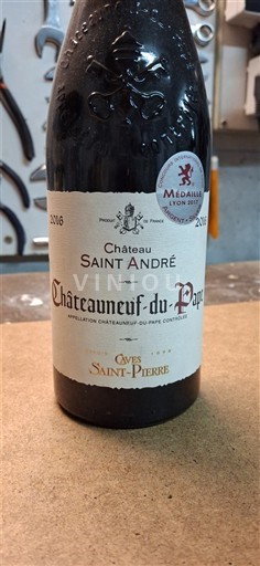 Rona dolina Châteauneuf-du-Pape Château Saint André Saint-Pierre 2016