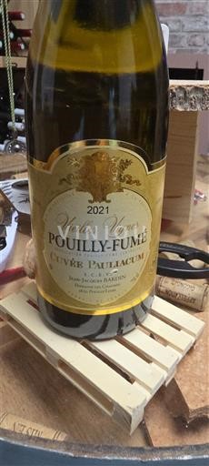 Thung lũng sông Loire Pouilly-fumé Jean Jacques Bardin Paulliacum Vieilles Vignes 2021